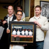 Chef Pok Hold his taste of the beach award