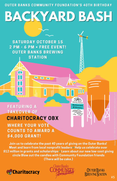 Outer Banks Community Foundation's 40th Birthday Backyard Bash at the Outer Banks Brewing Station